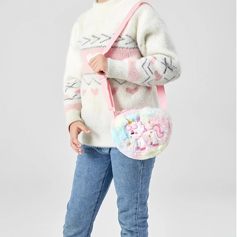 Cute Unicorn For Girls Plush H - Mini Backpack Purse のレビューと価格