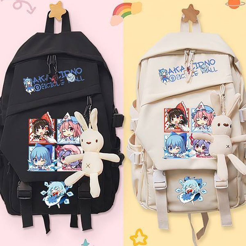 44×31×13cm Black Khaki,Touhou  - School Backpack Teen のレビューと価格