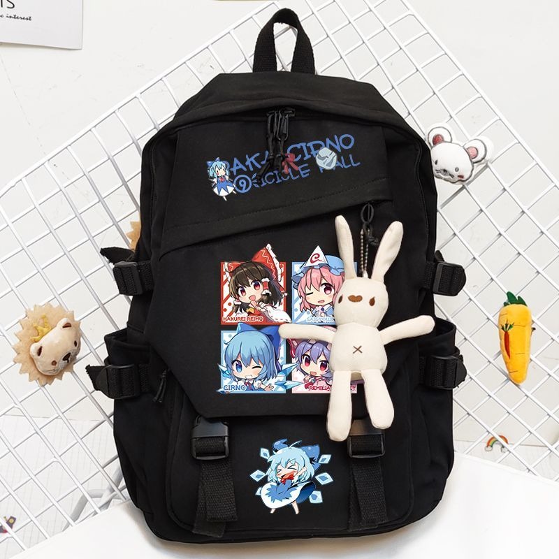 44×31×13cm Black Khaki,Touhou  - School Backpack Teen のレビューと価格