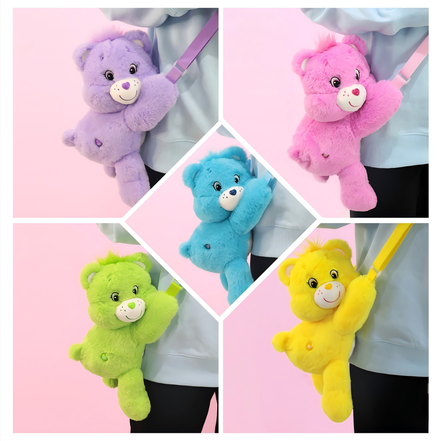 Care Bears Cute Plush Crossbod - Mini Backpack Purse のレビューと価格