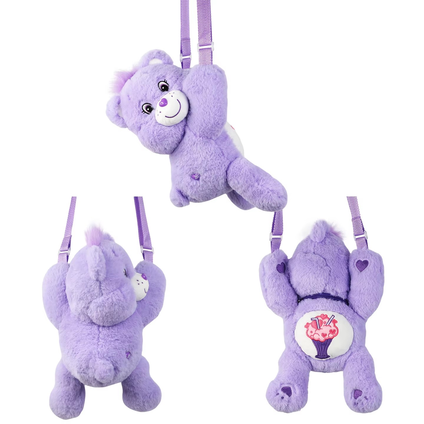 Care Bears Cute Plush Crossbod - Mini Backpack Purse のレビューと価格