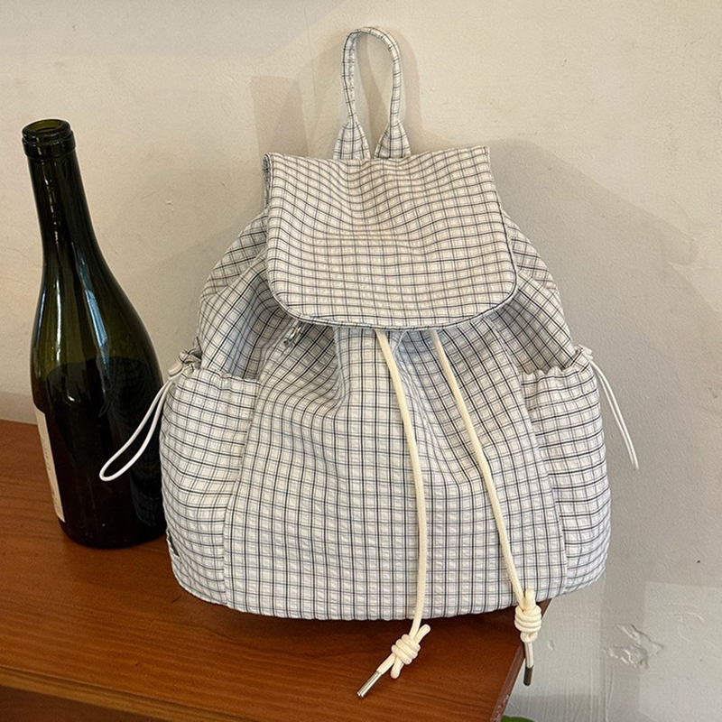 Plaid Laptop Lightweight Backp - Canvas Backpack Casual のレビューと価格