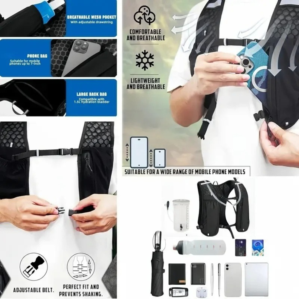 Men Women Sports Hydration Pac - Hiking Backpack Waterproof のレビューと価格