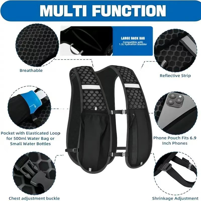 Men Women Sports Hydration Pac - Hiking Backpack Waterproof のレビューと価格