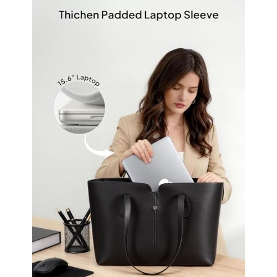 TOPEAST Laptop Tote Bag for Wo - Laptop Sleeve Removable のレビューと価格