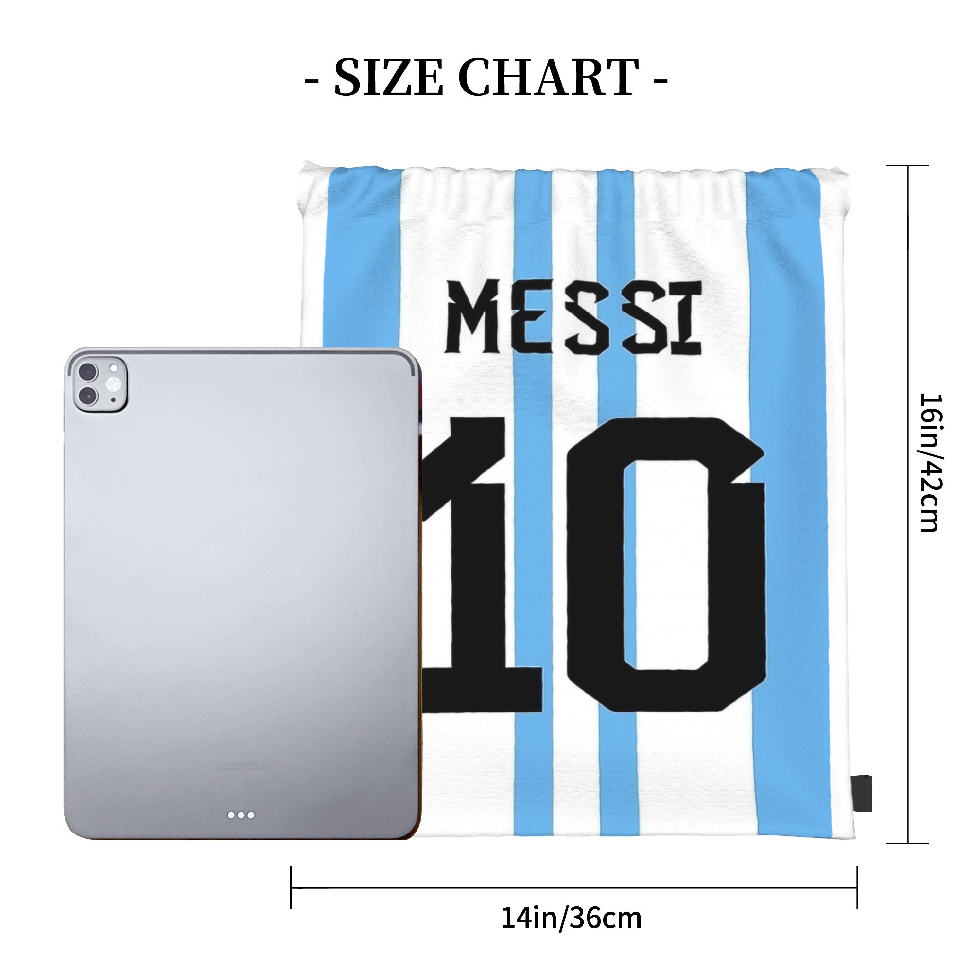Messis 10 Soccer Football Draw - Drawstring Gym Bag のレビューと価格