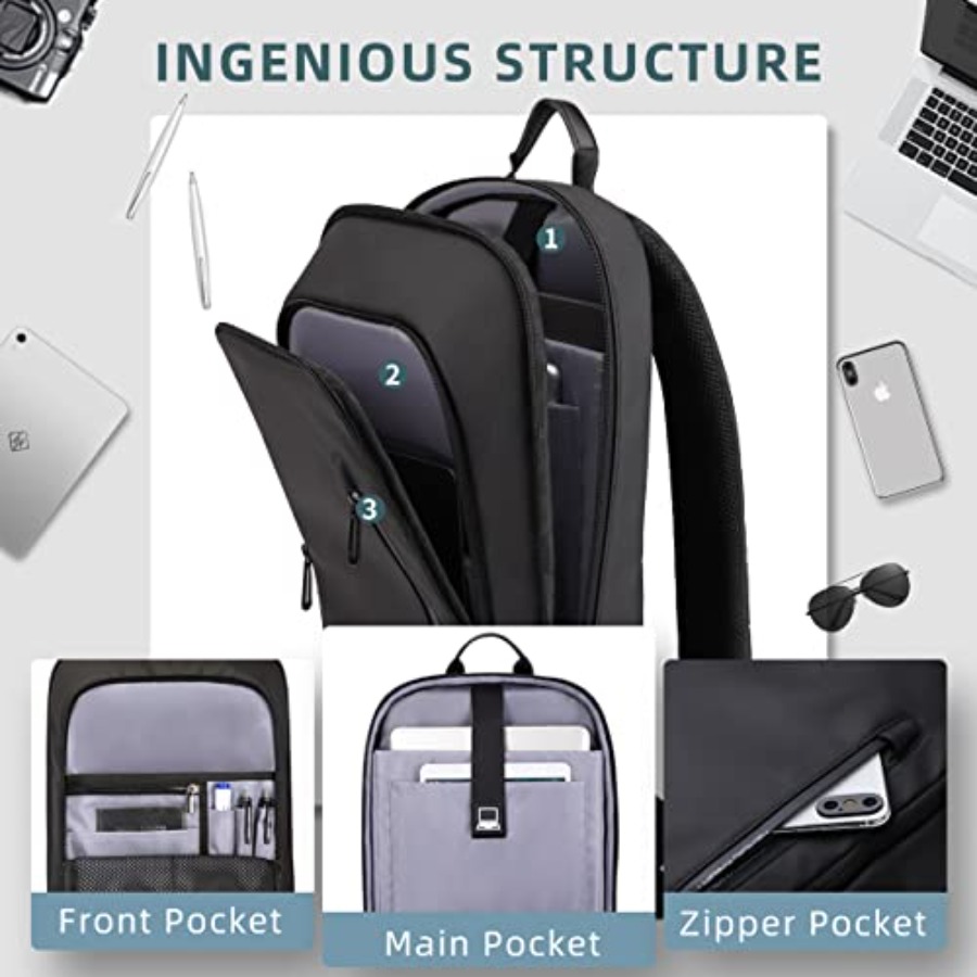 Backpack for Men Business Slim - Travel Backpack Anti Theft のレビューと価格