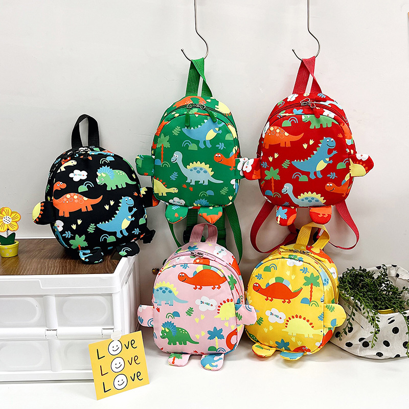 Cute Children Bag Cartoon Dino - Travel Backpack Anti Theft のレビューと価格