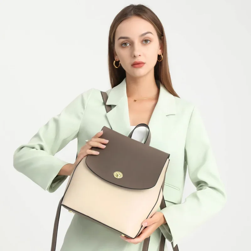 Women's Bags Large Capacity Le - Leather Backpack Vintage のレビューと価格