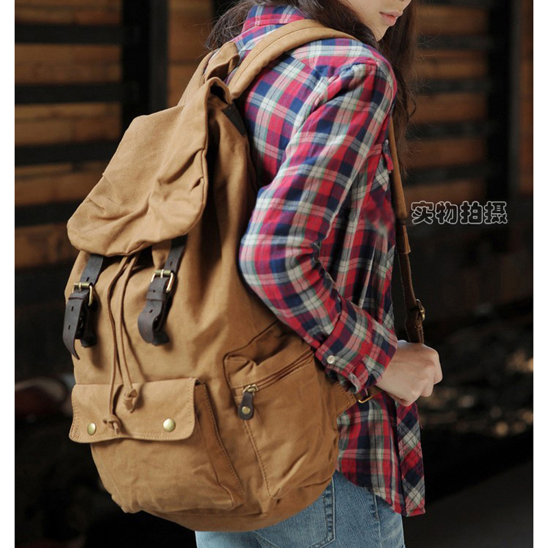 Fashion New Military Canvas Ba - Rucksack Military Style のレビューと価格