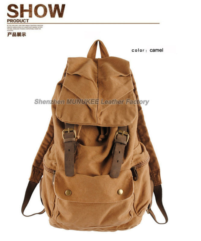 Fashion New Military Canvas Ba - Rucksack Military Style のレビューと価格