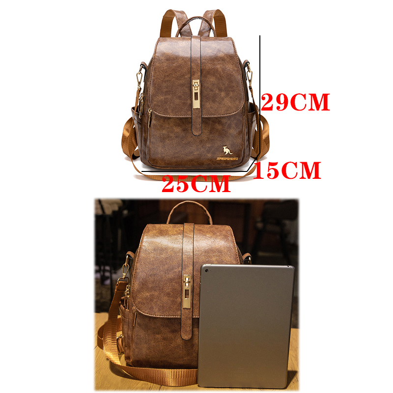 College Women Backpacks Design - Leather Backpack Vintage のレビューと価格