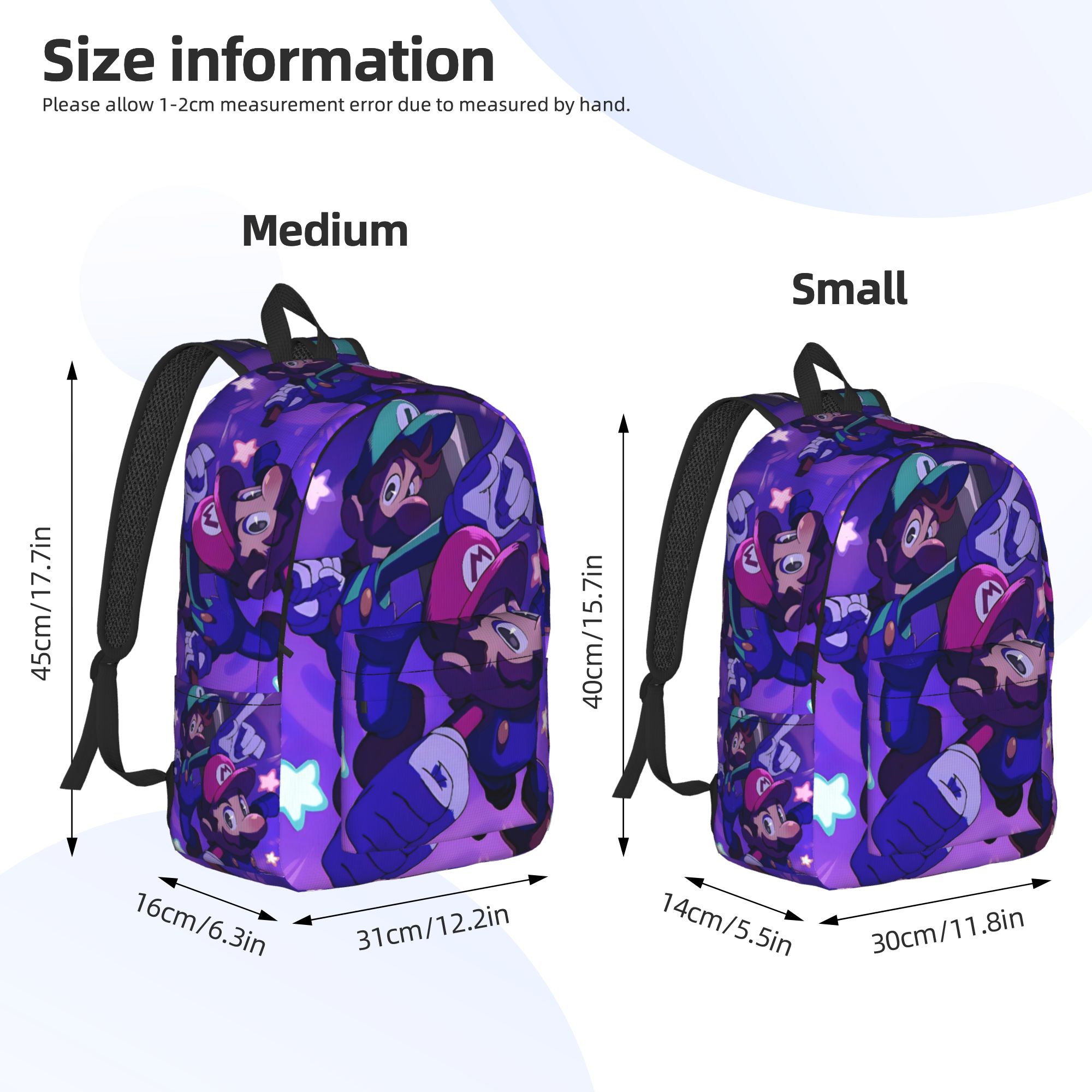 Marioes Luigis Backpack Super  - School Backpack Teen のレビューと価格