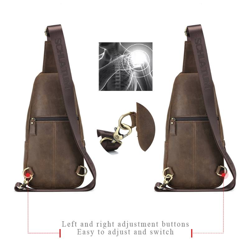 SCHLATUM 100%Genuine Leather C - Leather Backpack Vintage のレビューと価格