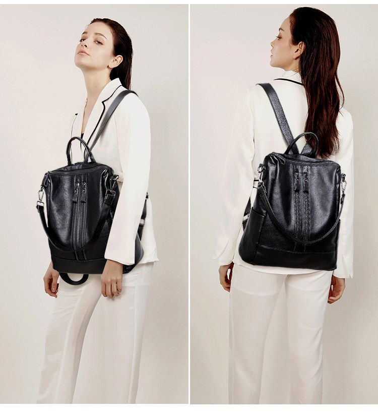 Women Soft Leather Backpack Sc - Canvas Backpack Casual のレビューと価格