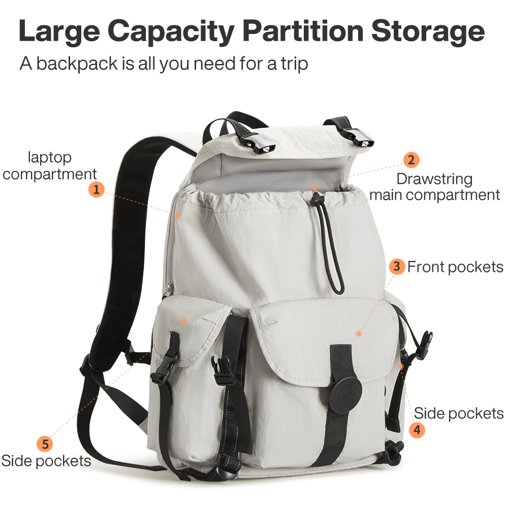 Mixi Travel Backpack 18 Inch C - Hiking Backpack Waterproof のレビューと価格