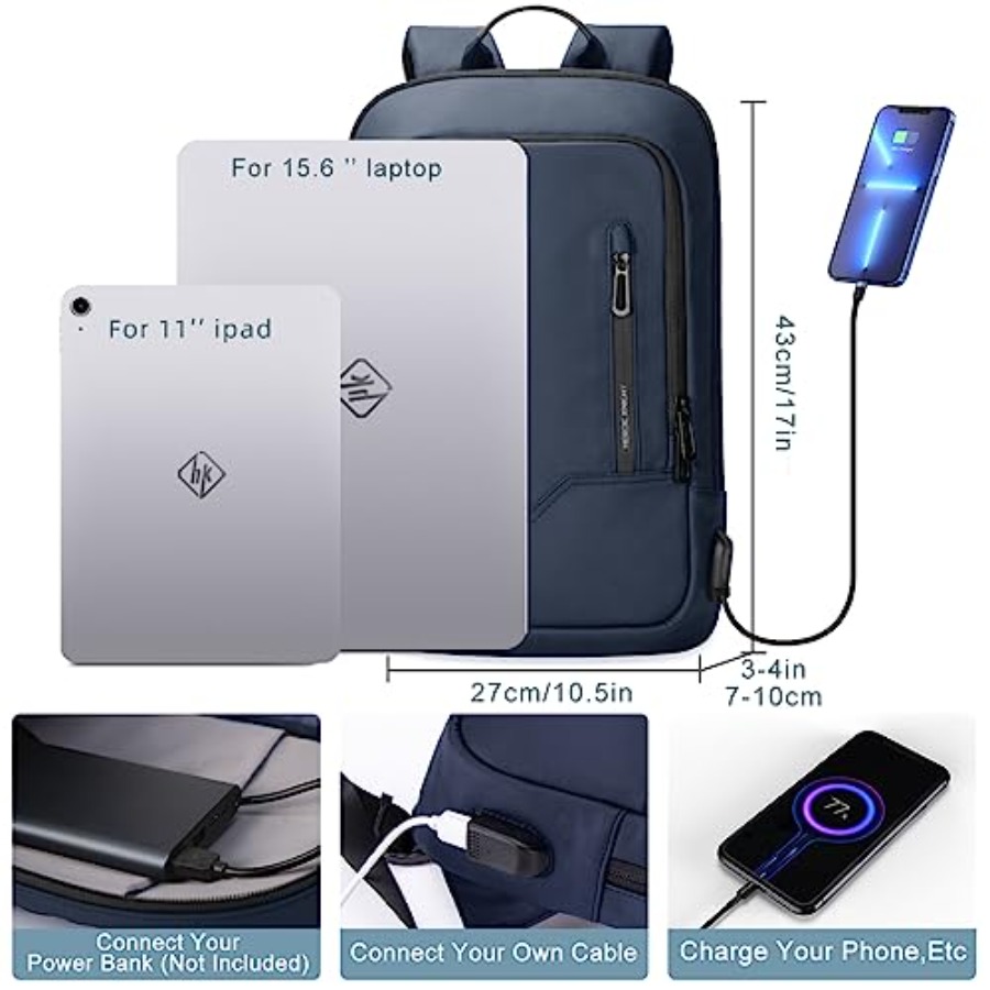 Backpack for Men Business Slim - Travel Backpack Anti Theft のレビューと価格