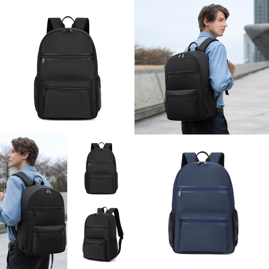 【New Arrival】Minimalist Black  - School Backpack Teen のレビューと価格