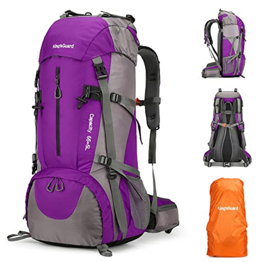 70L Hiking Backpack with Rain  - Rain Cover Backpack のレビューと価格
