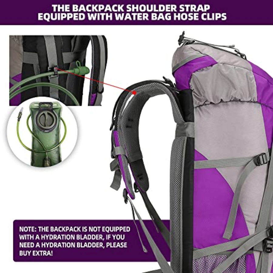 70L Hiking Backpack with Rain  - Rain Cover Backpack のレビューと価格