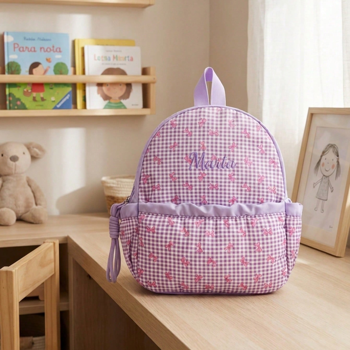 Custom Name-Letter Embroidered - School Backpack Teen のレビューと価格