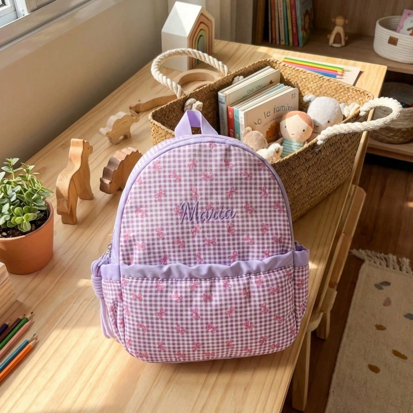 Custom Name-Letter Embroidered - School Backpack Teen のレビューと価格