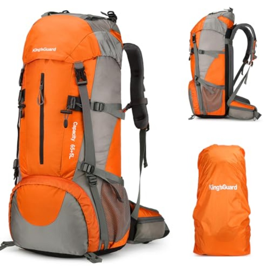 70L Hiking Backpack with Rain  - Rain Cover Backpack のレビューと価格