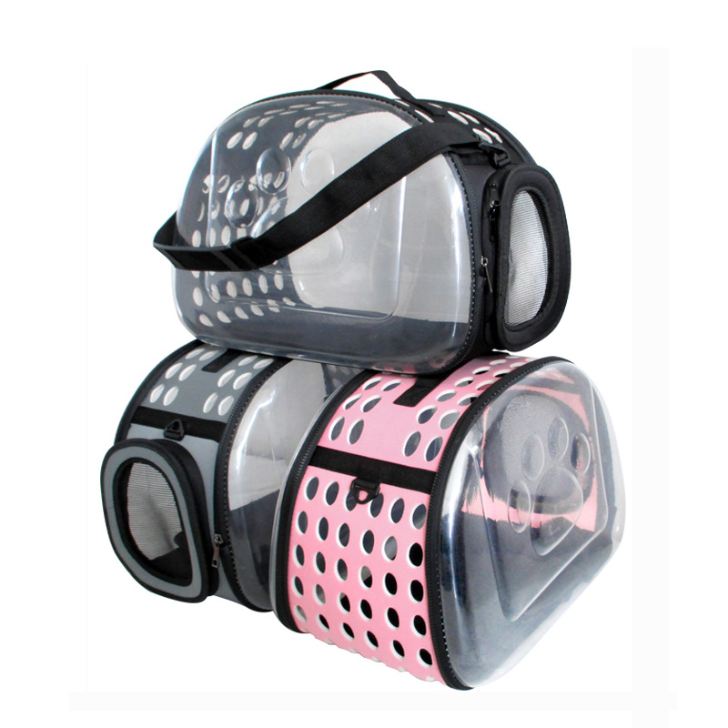 Transparent Pet Carrier Sling  - Foldable Backpack Small のレビューと価格