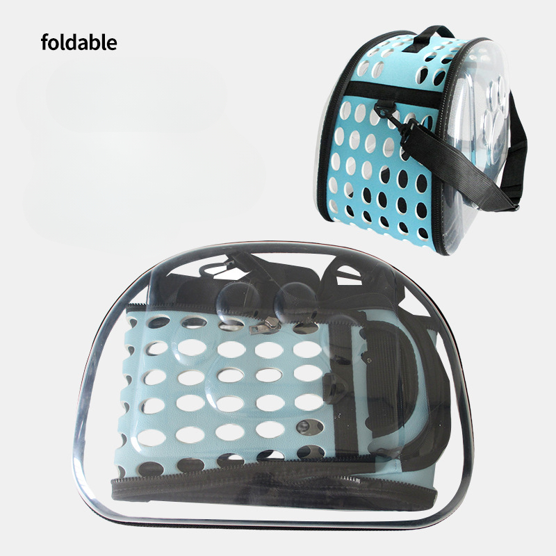 Transparent Pet Carrier Sling  - Foldable Backpack Small のレビューと価格