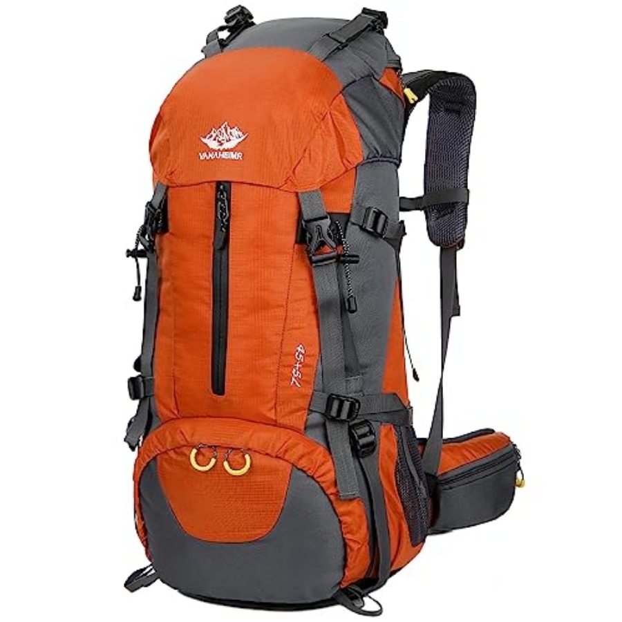 50L Hiking Backpack Men Campin - Rain Cover Backpack のレビューと価格