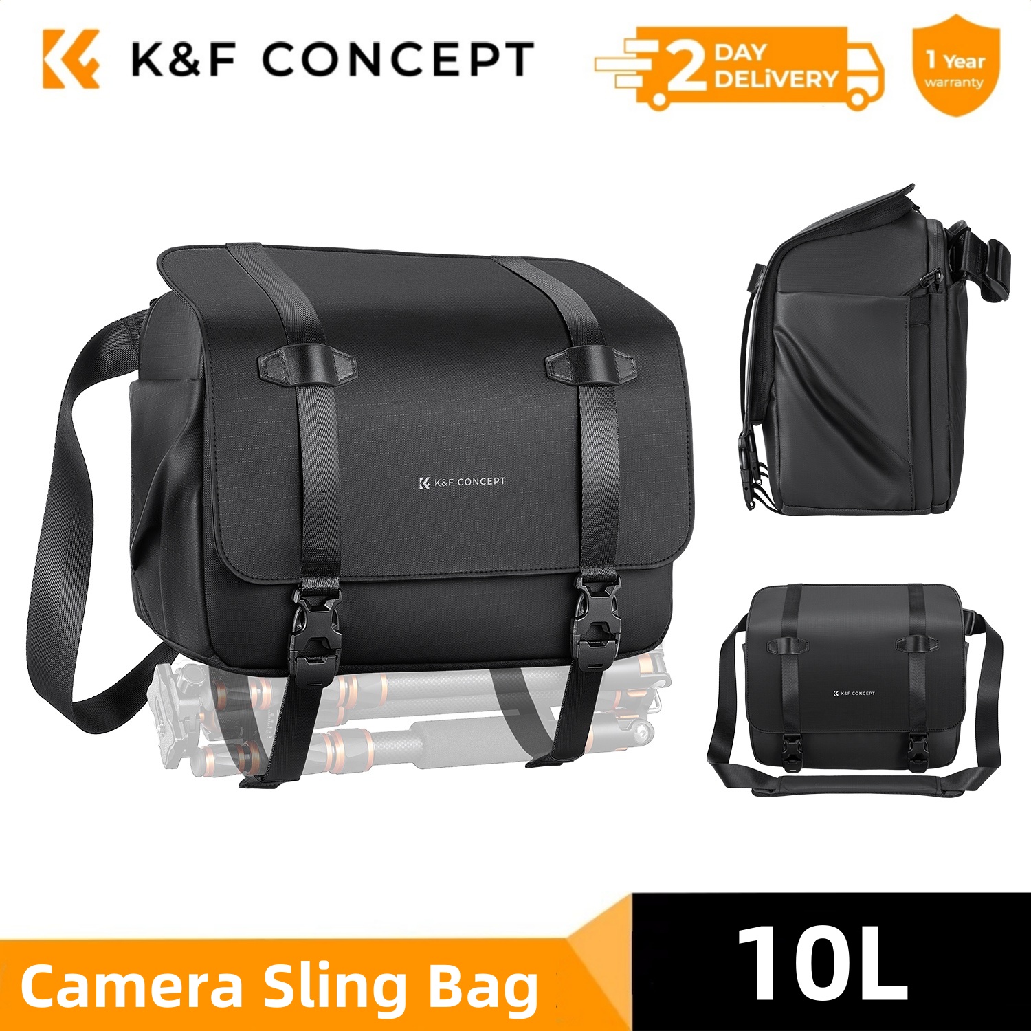 K&F CONCEPT 10L Camera Sling B - Sling Backpack Shoulder のレビューと価格
