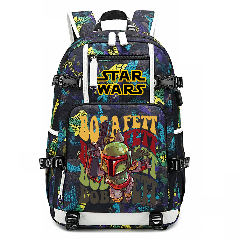Star Wars Boba Fett Print Stud - School Backpack Teen のレビューと価格