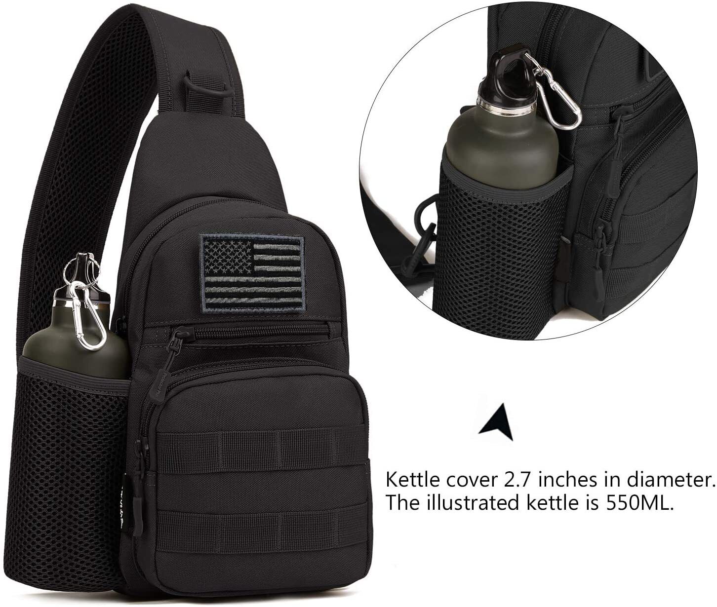 Tactical Sling Crossbody Backp - Sling Backpack Shoulder のレビューと価格