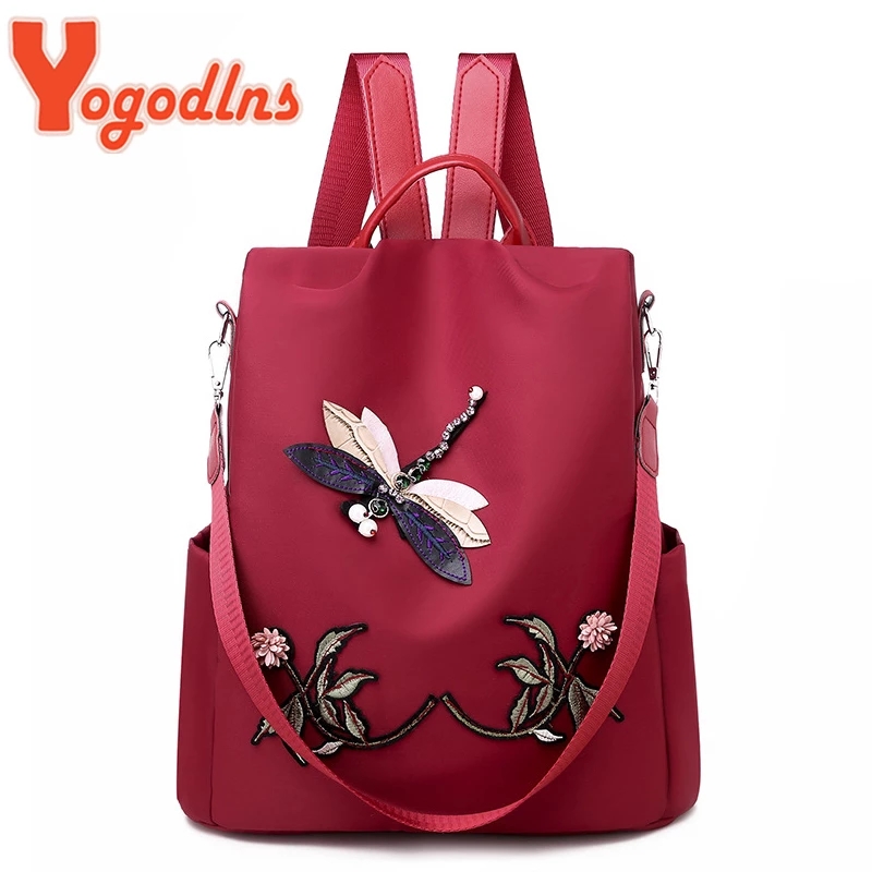 Yogodlns Fashion Embroidery Ba - Fashion Backpack Women のレビューと価格