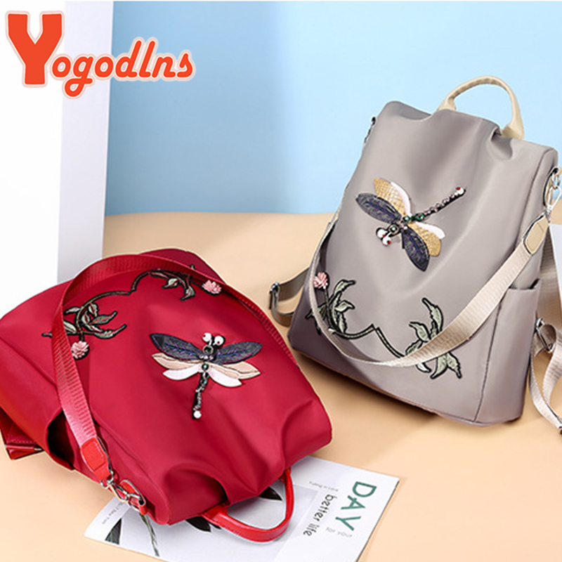 Yogodlns Fashion Embroidery Ba - Fashion Backpack Women のレビューと価格
