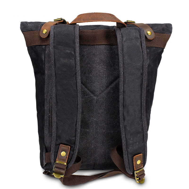 Retro Canvas Leather Backpacks - Leather Backpack Vintage のレビューと価格